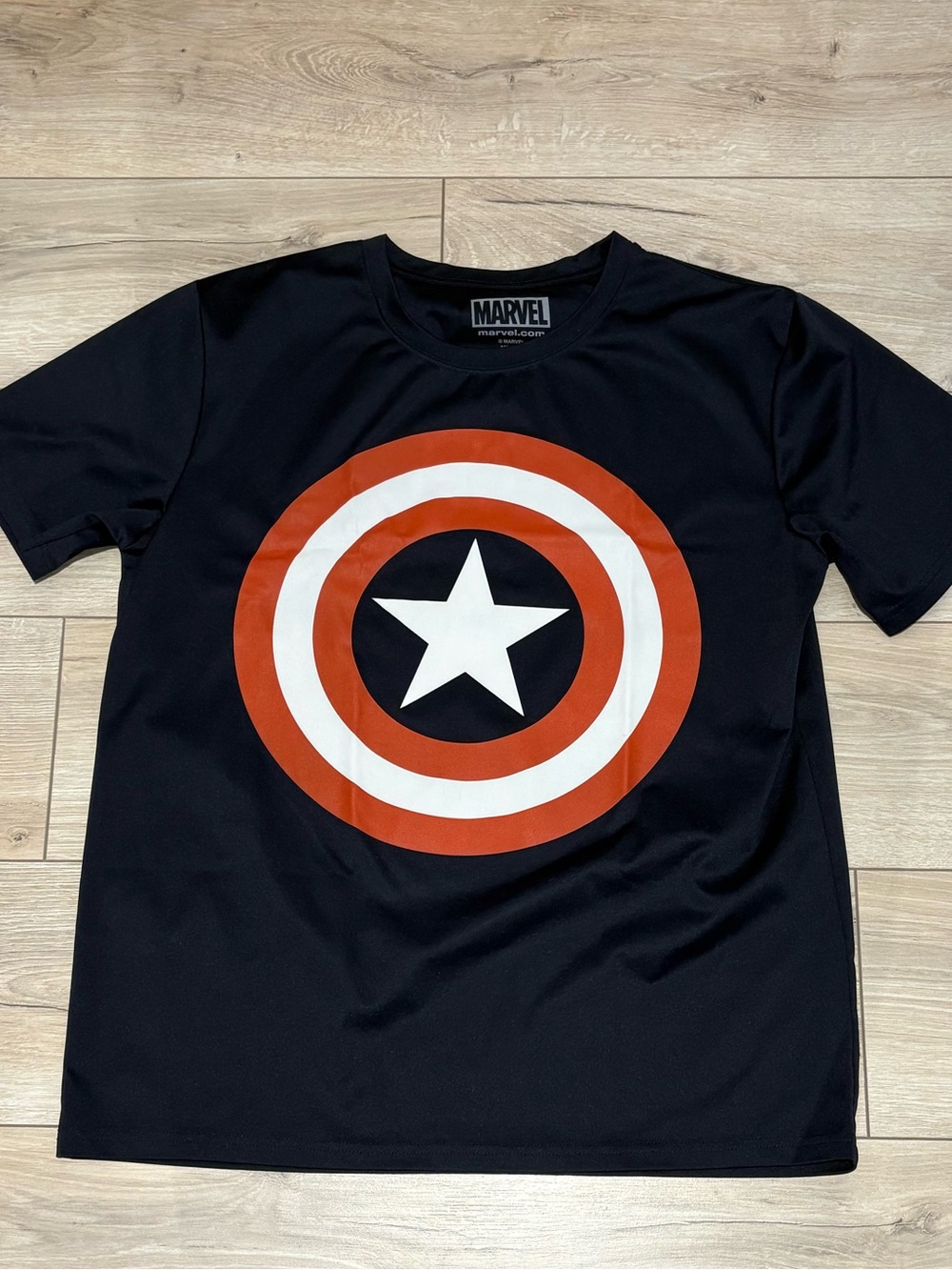 Marvel Captain America Shield Tee - Navy/Red/White Size XL